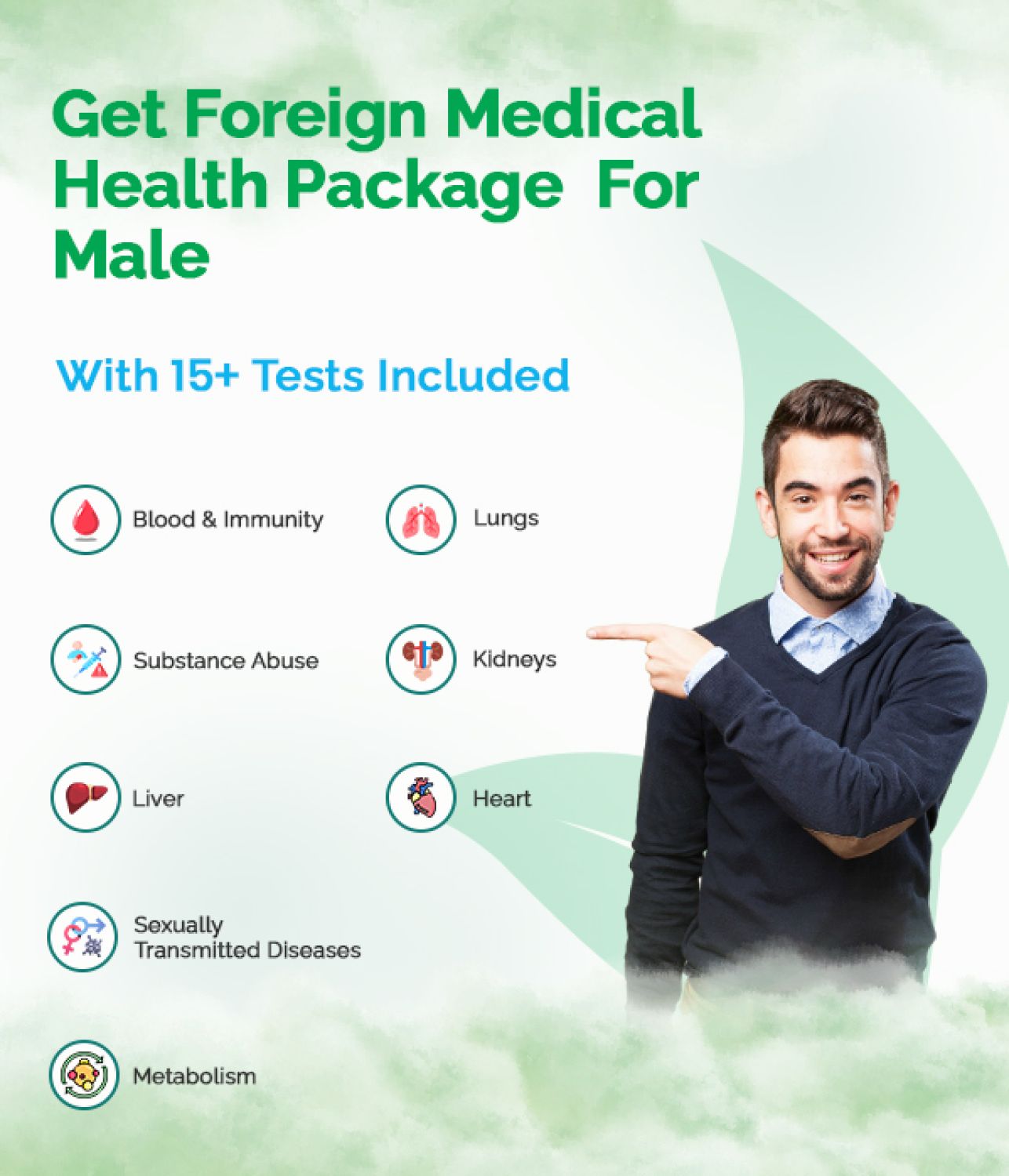 Foreign Medical Health Package For Male