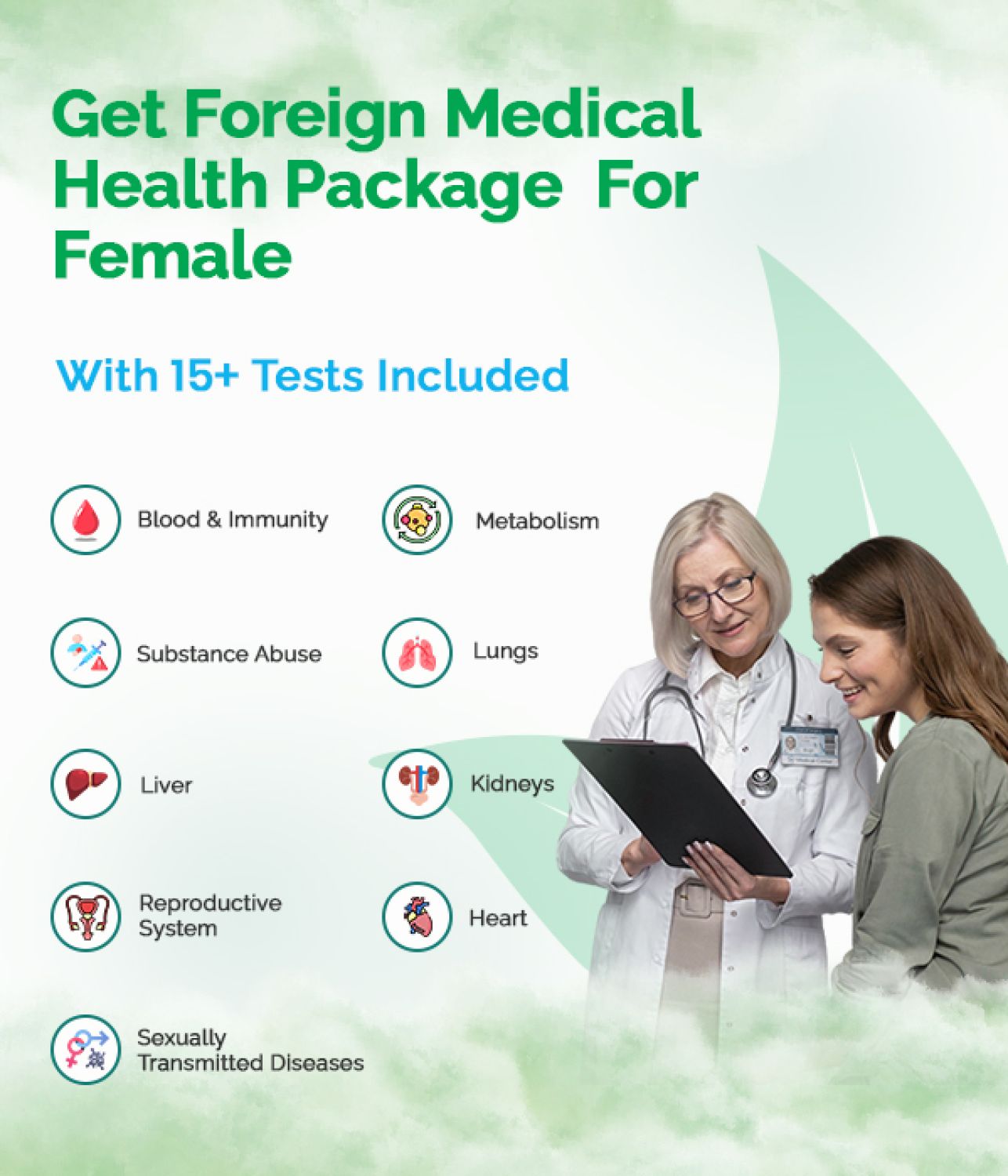 Foreign Medical Health Package For Female