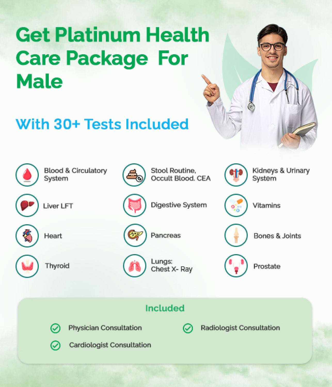 Platinum Health Package For Male